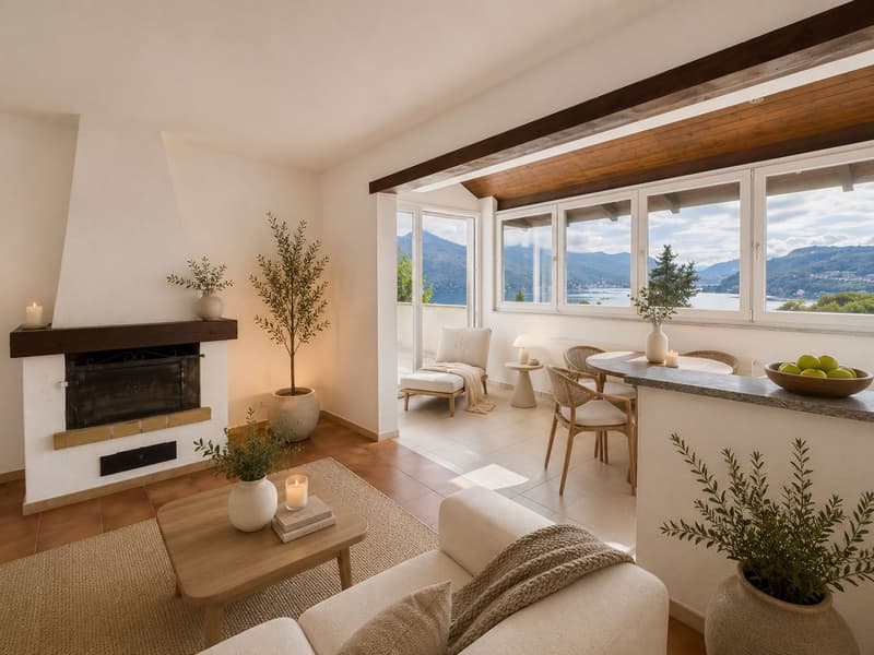 Morcote - Helles 3,5-Zimmer-Haus mit Terrasse und herrlichem Ausblick (1)