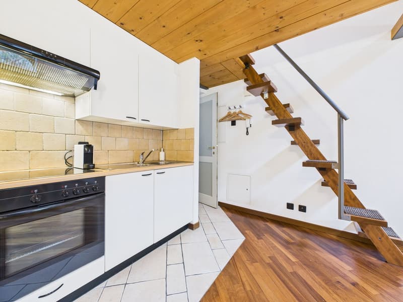 Appartement meublé de 1½ pièces avec galerie et vue imprenable sur le lac à Morcote (3)