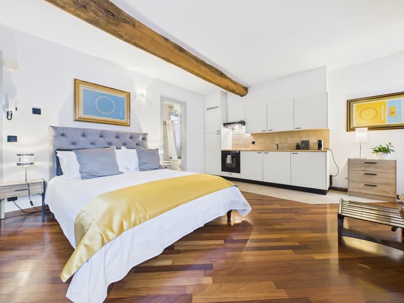 Elegant 1.5-room apartment with lake view in Morcote. (2)
