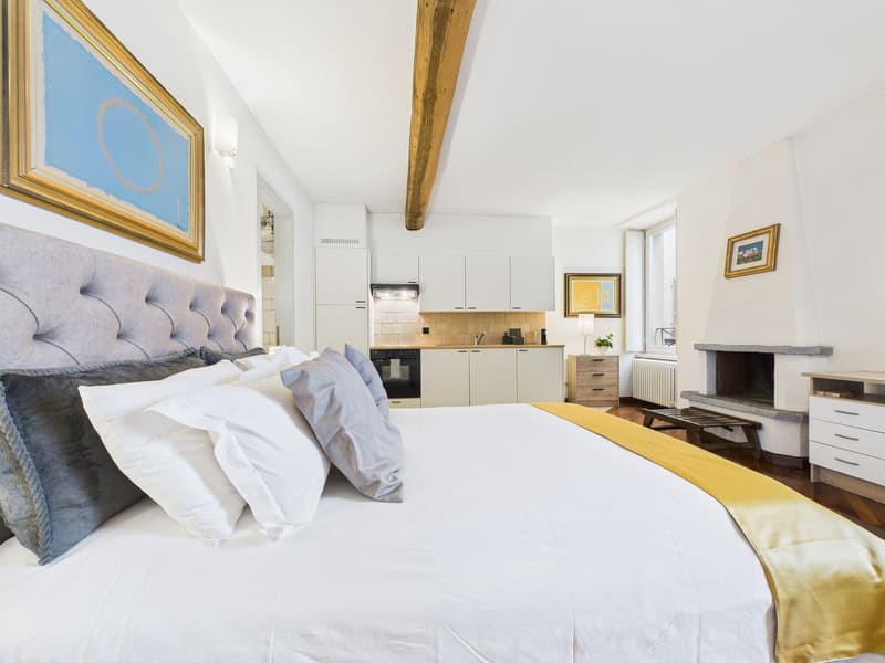 Elegant 1.5-room apartment with lake view in Morcote. (5)
