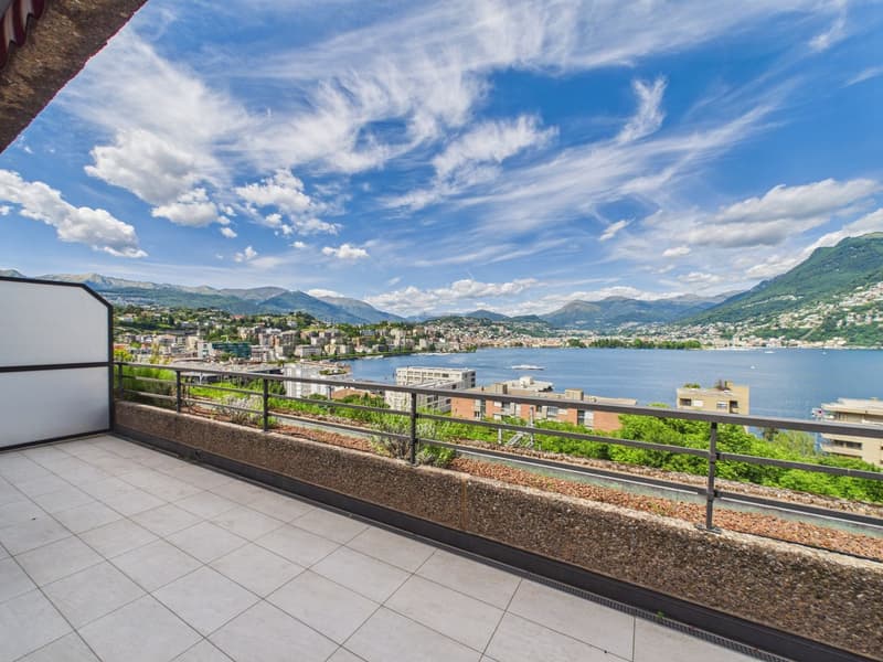 Panoramawohnung mit traumhaftem Blick auf den Golf von Lugano (6)