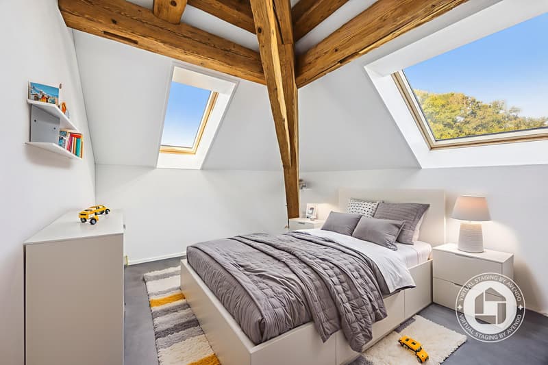 Exklusive 5.5-Zimmer-Dach-Maisonette mit Charme (11)
