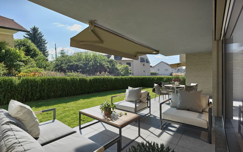 Moderne 3.5-Zimmer Gartenwohnung in Stüsslingen (2)