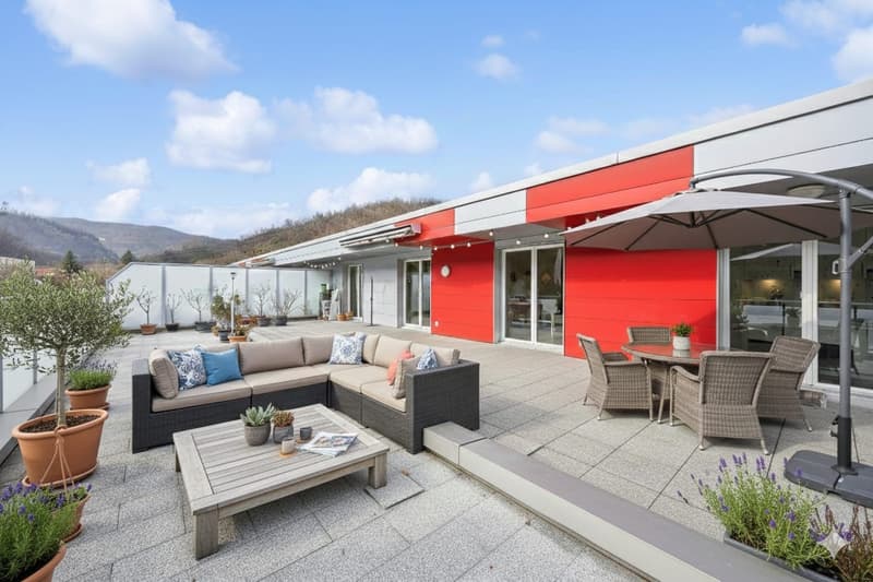 4.5-Zimmer-Attikawohnung mit grosser Dachterrasse! (2)
