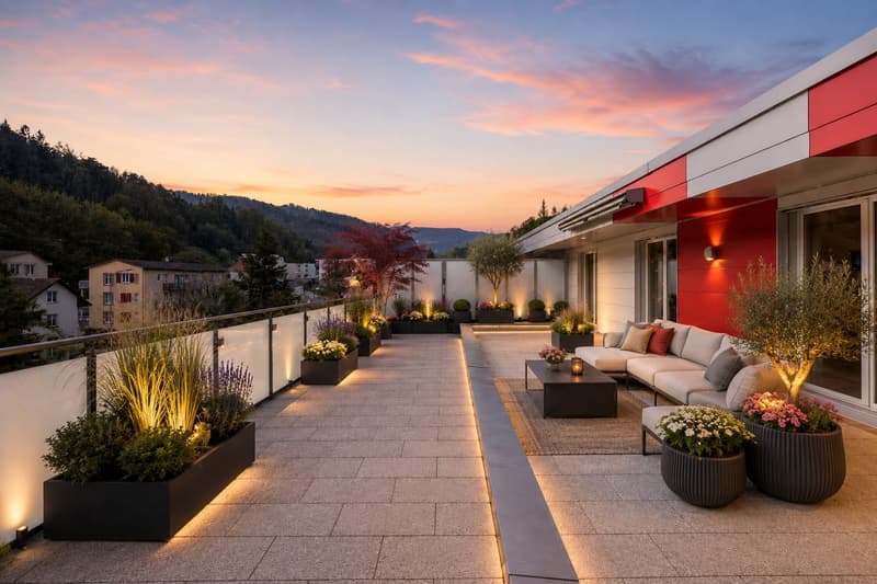 4.5-Zimmer-Attikawohnung mit grosser Dachterrasse! (9)