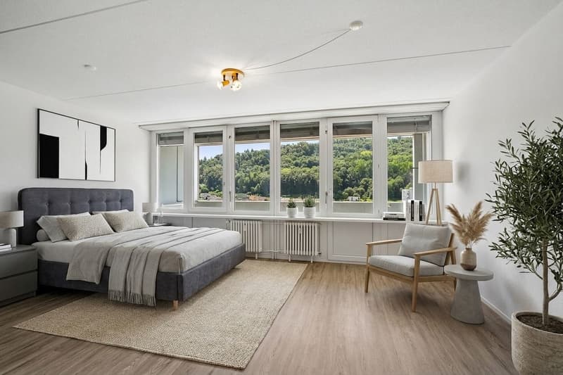 Wohnen über den Dächern von Baden - Exklusive 2.5-Zimmer-Wohnung mit Weitblick (4)