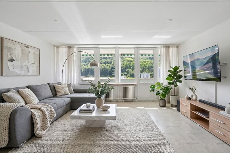 Wohnen über den Dächern von Baden - Exklusive 2.5-Zimmer-Wohnung mit Weitblick (3)