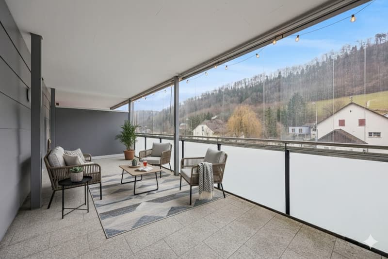 Trimbach: Sonnige 2.5-Zi.-Eigentumswohnung mit 43.6 m² Terrasse (3)