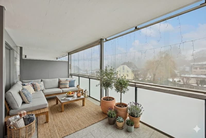 Attraktive 3-Zimmer-Eigentumswohnung mit 28.6 m² Terrasse und Lift (3)