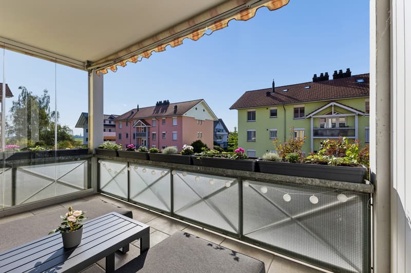 4.5-Zimmer-Wohnung mit Cheminée und drei Parkplätzen (4)