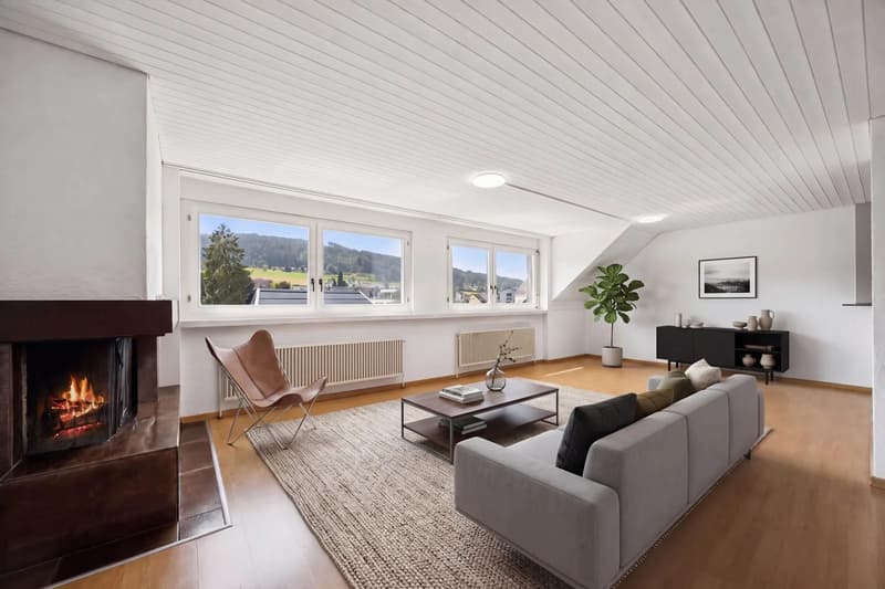 5.5-Zimmer-Duplex mit 160 m²: Platz wie im Einfamilienhaus, Komfort wie in einer Wohnung (1)
