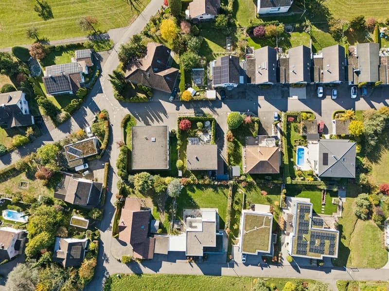 Teich, Steg & Palme: Familienhaus mit Ferien-Garten in Menziken (13)