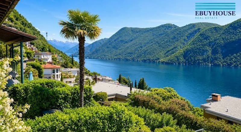 Villetta a schiera vista lago con giardino privato (24)