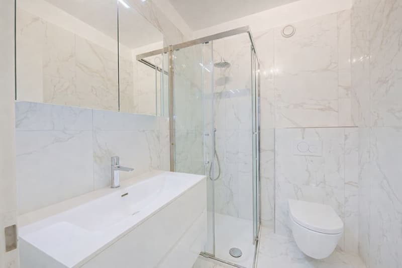 Splendido appartamento con terrazzo e vista lago ad Lugano Aldesago (8)