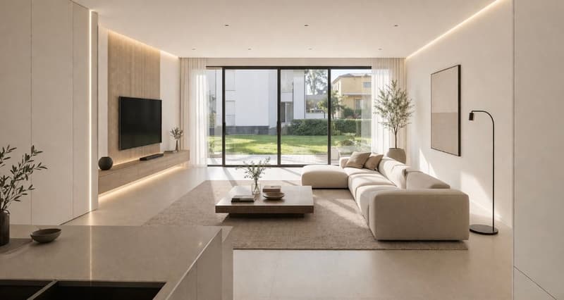 Elegante villetta nuova con giardino in zona residenziale immersa nel verde (4)