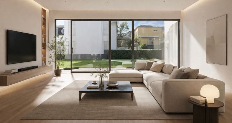 Elegante villetta nuova con giardino in zona residenziale immersa nel verde (1)