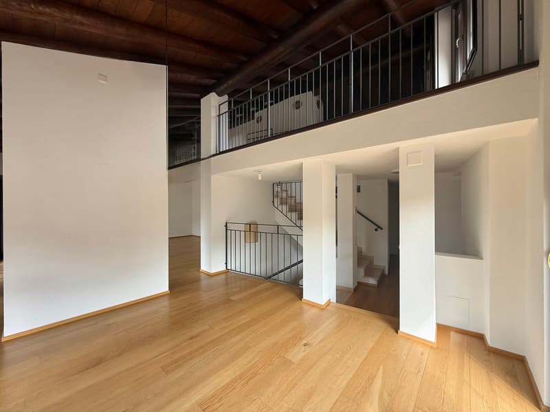 Esclusivo attico duplex di 5,5 locali con loggiato panoramico e giardino privato nel cuore di Origlio (5)