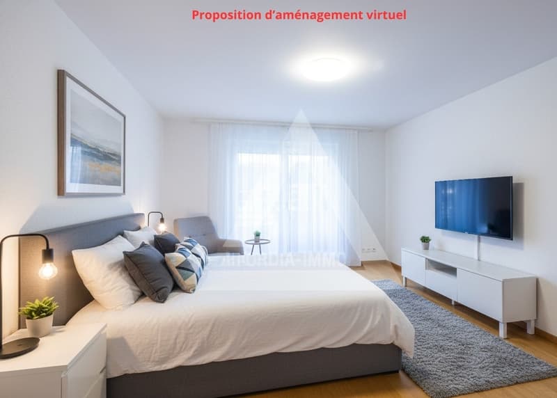 Magnifique Appartement 4.5 Pièces Rénové (97 m²) à Monthey (7)