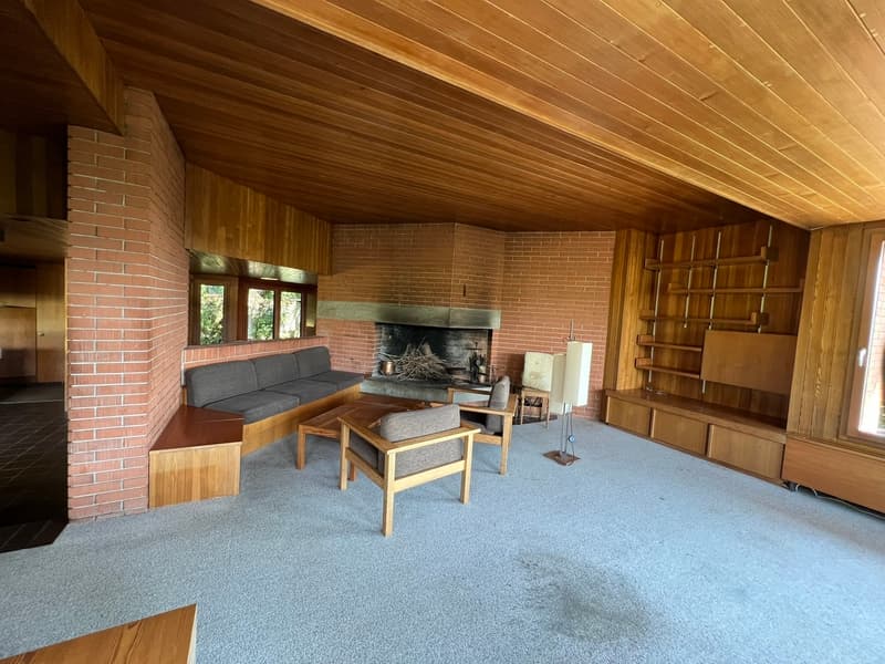 Maison d'architecte imposante avec grand environnement (9)