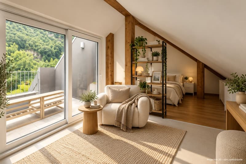 Immeuble de 3 appartements loués – Construction récente à Vernayaz (7)