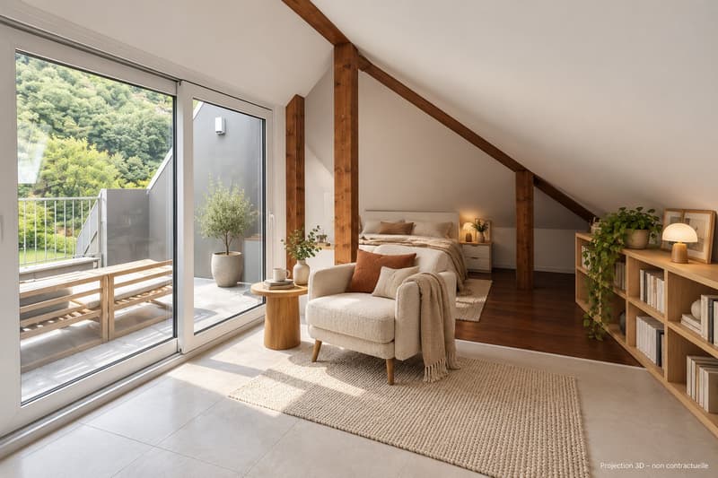 Immeuble de 3 appartements loués – Construction récente à Vernayaz (2)