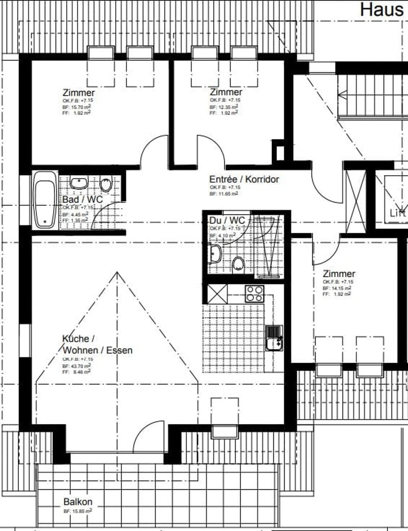 Modern, new 4.5-room apartment in a quiet location (13)