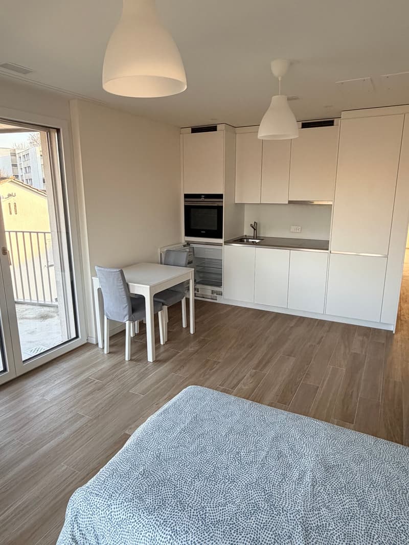 Modernes Studio mit Balkon in Opfikon – Neubau (3)