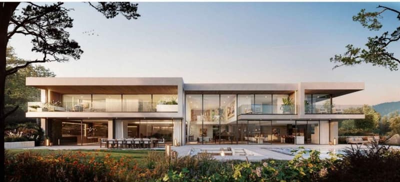 Magnifique propriété contemporaine avec vue lac (3)
