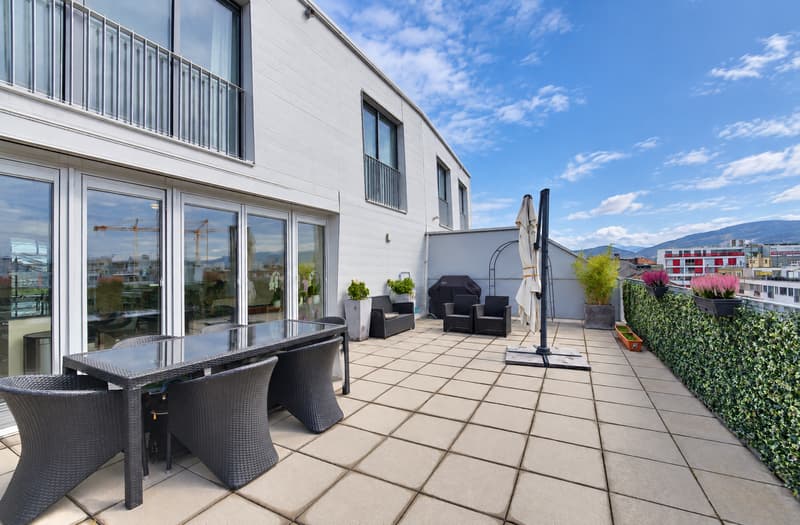 Magnifique attique en duplex avec 79 m² de terrasses au Petit-Saconnex (3)