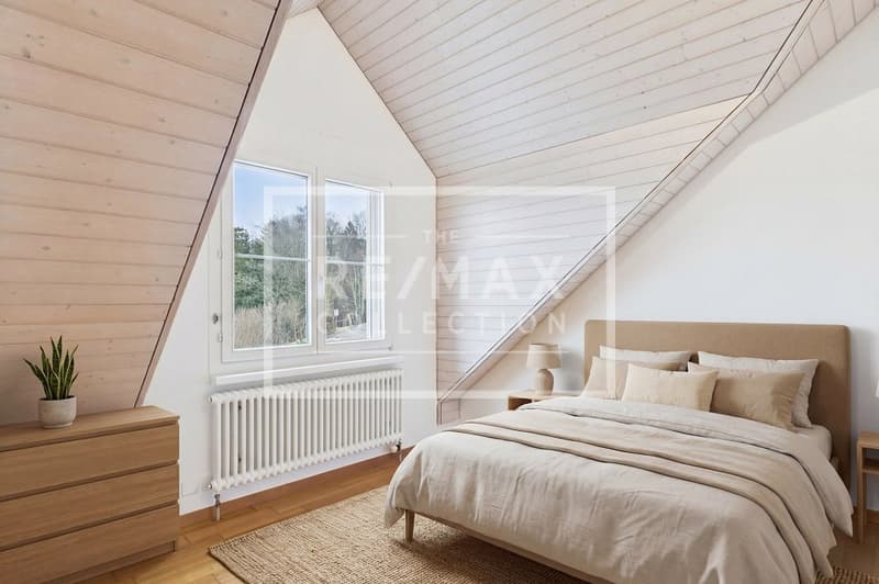 Sonnige Dachwohnung in Bonstetten mit Traum-Aussicht, nahe Zürich (5)