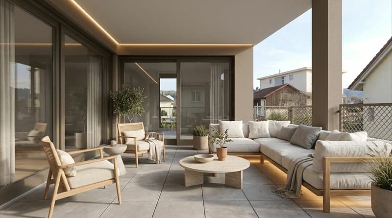 Moderne 4,5-Zimmer-Wohnung mit Balkon in Niedergösgen (4)