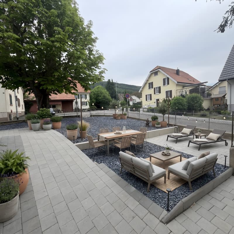 Charmante 3.5-Zimmer-Wohnung mit Garten in Hofstetten-Flüh (5)