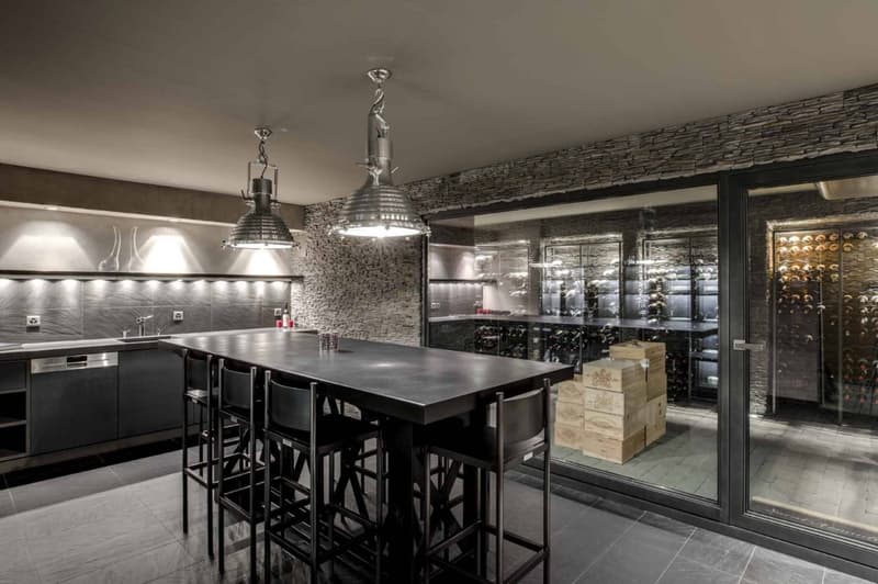 Carnotzet privatif avec cave à vin
