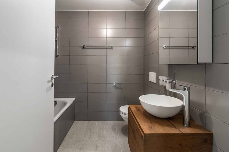 Salle de bains avec WC