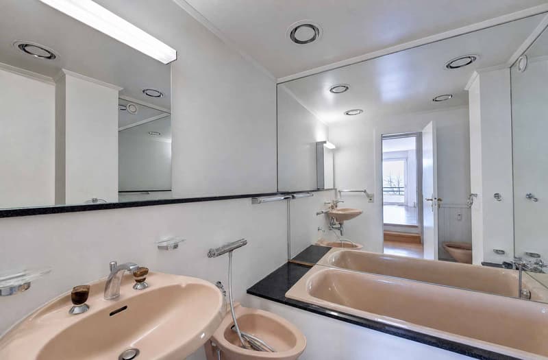 Salle de bains avec WC en suite