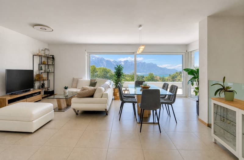 5,5 pièces en duplex avec vaste terrasse face au Léman (1)