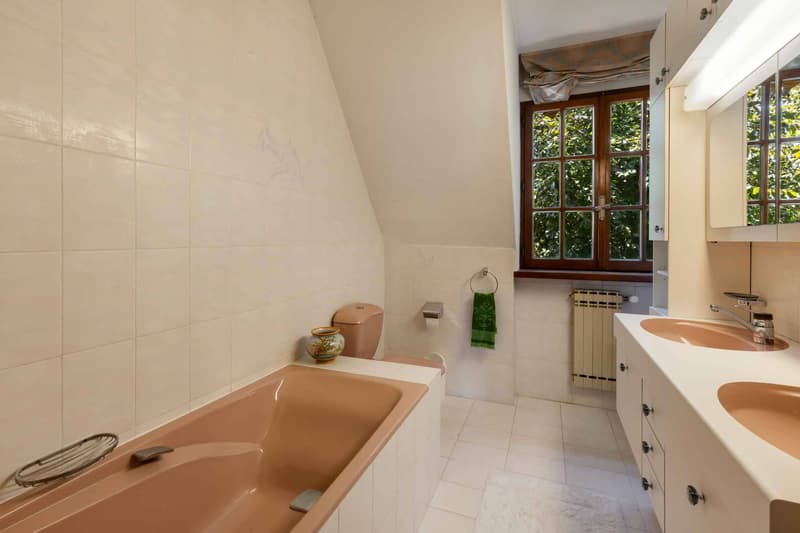 Salle de bains avec WC