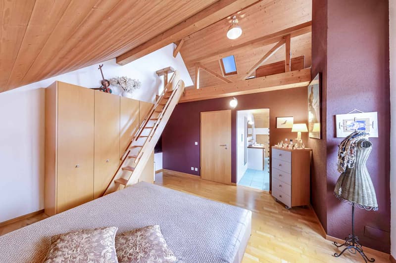 Espace parental avec mezzanine