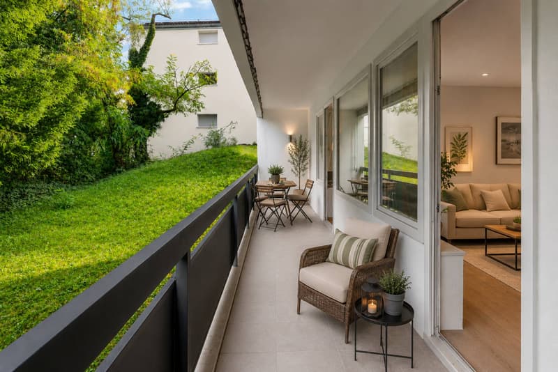 Balcon couvert