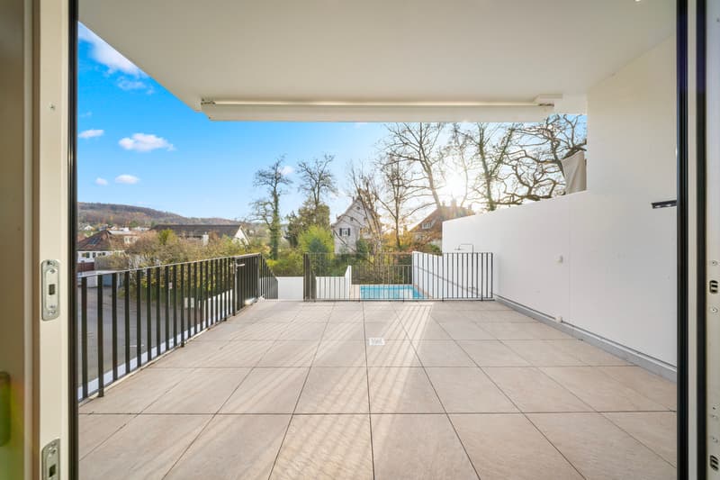 Exklusives Terrassenhaus mit Pool, Lift & Einliegerwohnung in Riehen (8)