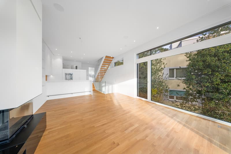 Exklusives Terrassenhaus mit Pool, Lift & Einliegerwohnung in Riehen (2)