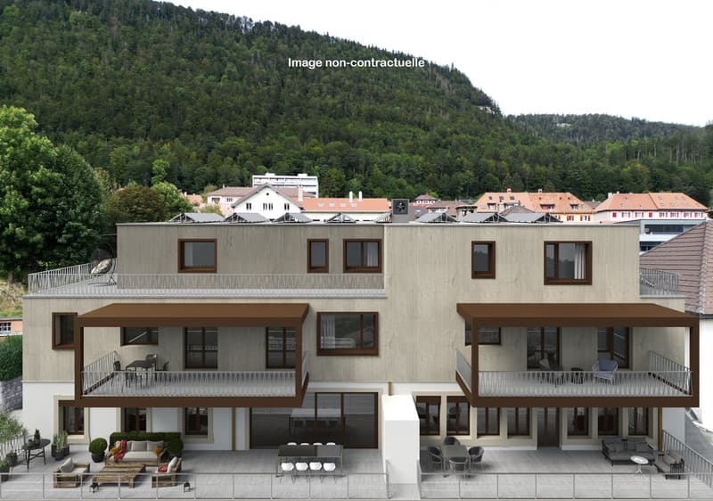 Wohnung mit 4,5 Zimmern in einer Neubau in Saint-Imier (3)
