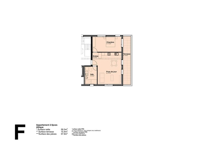 Bel attique de 2,5 pièces dans une nouvelle construction à Saint-Imier (4)