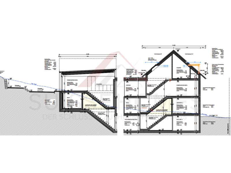 Realisierungsbereites Zweifamilienhaus-Projekt mit Baubewilligung auf 350 m² Grundstück in Duggingen (3)