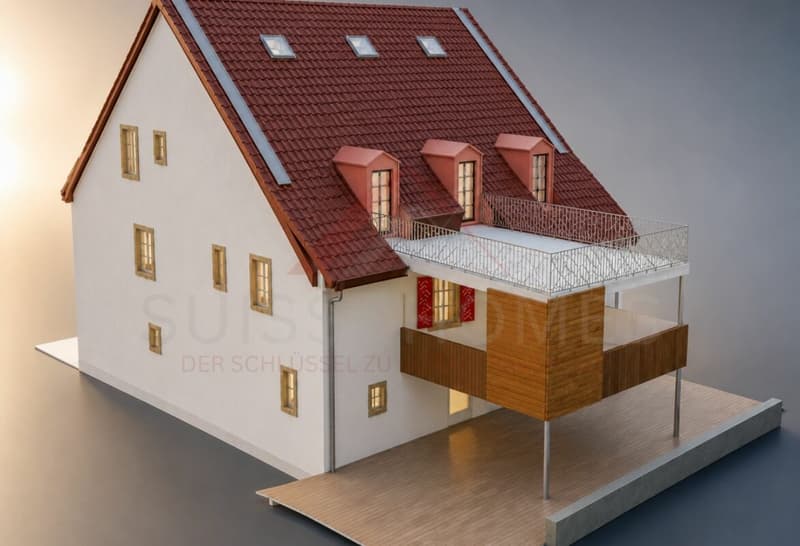 Charmantes Mehrfamilienhaus in Klingnau mit 3 grosszügigen Wohneinheiten und vielfältigem Nutzungspotenzial (2)