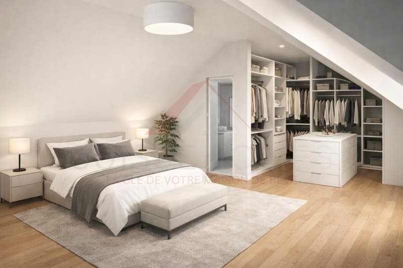 Duplex neuf 5,5 pièces à Corban avec mezzanine, terrasse et cadre naturel privilégié (5)