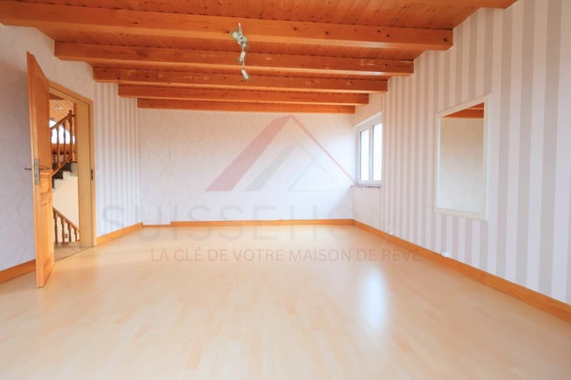 Maison familiale d'exception avec piscine, sauna et grand jardin à La Brillaz (12)