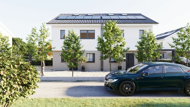 Maison jumelée moderne avec jardin, terrasse et carport (20)