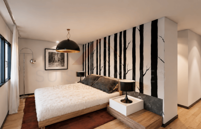 Superbe appartement neuf de 4.5 pièces sous les combles avec grand balcon plein sud à Farvagny-le-Grand (7)