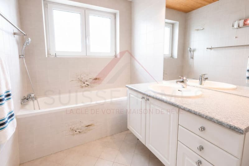 Maison familiale d'exception avec piscine, sauna et grand jardin à La Brillaz (23)